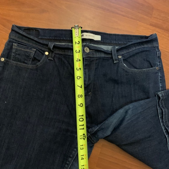 Levi’s Women’s 515 Bootcut/ Button Pocket, mid - rise, 32/34 (14L) blue jeans - Picture 9 of 16